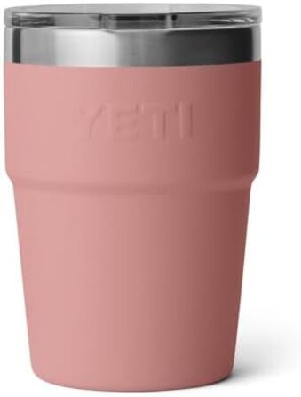 Кружка YETI Rambler з магслайдером, 16 унцій (рожевий пісковик)