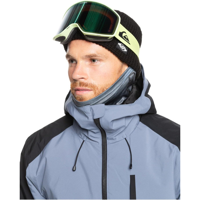 Зимові рукавички Quiksilver Men's Storm (1 упаковка) (один розмір, чорний селера/зелений мл S3)