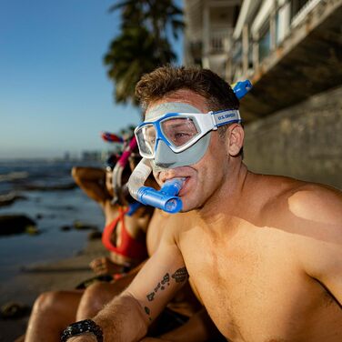 Набір для дайвінгу Divers Avila маска і трубка, UV та антифог захист