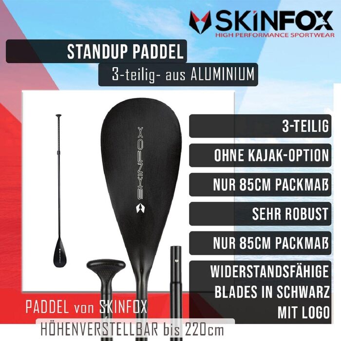 ВЕСЛО SKINFOX ALU SUP - Легке, міцне, регульоване