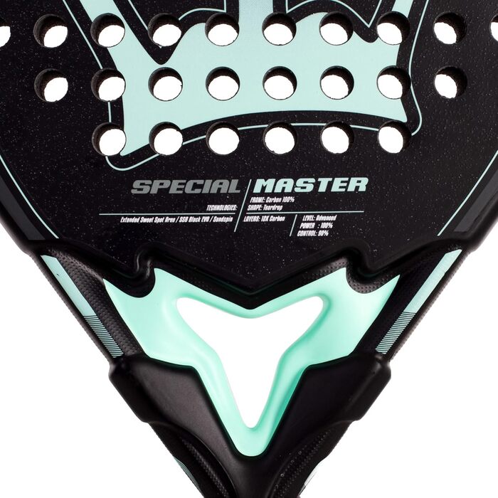 Ракетка Black Crown Special Master Padel чорна 335-370г