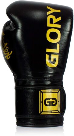 Боксерські рукавички Fairtex X Glory чорні шкіряні 16 унцій, Таїланд