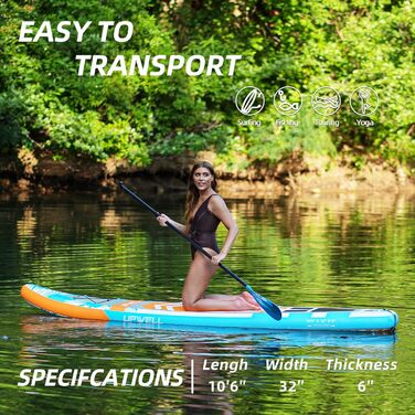 Надувна SUP-дошка UPWELL 11'/10'6