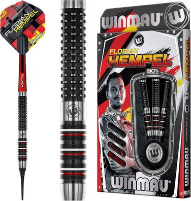 Дротики WINMAU Soft FloHempel 21г NT90 Чорний