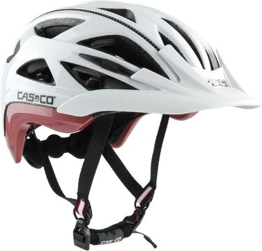 Велосипедний шолом Casco Active 2 для дорослих, розмір S (52-56 см), білий з рожевим, преміум якість