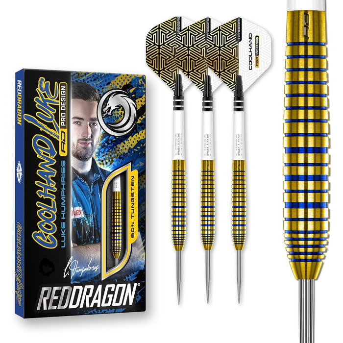 Дротики RED DRAGON Luke Humphries TX Series Tungsten Steeltip (22 г, 4)