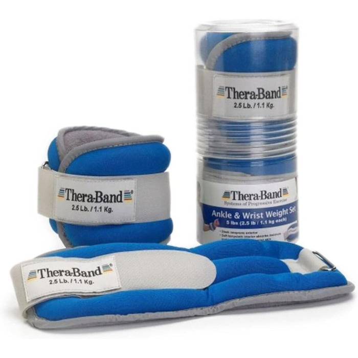 Манжети TheraBand Blue 1,130 кг (1 пара), Onesize