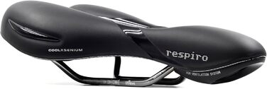 Сідло спортивне Selle Royal Respiro чорне 25,6х22,7 см