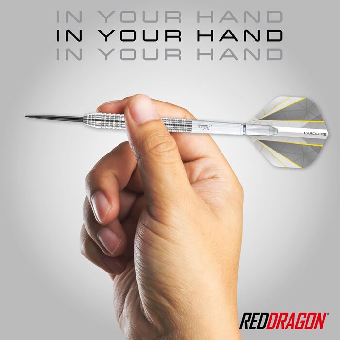 Професійні дротики RED DRAGON Seren Pure 90% вольфраму зі сталевим вістрям, набір з крилами та хвостовиками, 21-25 г, 4 стилі