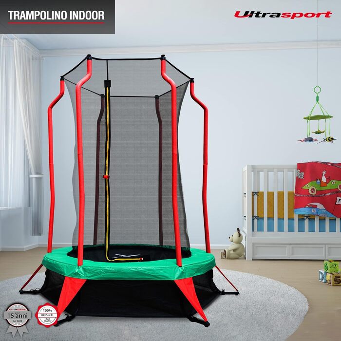 Батут Ultrasport Uni-Jump, Ø 183-460см, TV/GS, комплект дитячий