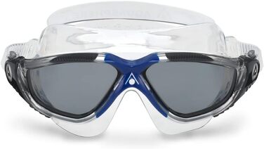 Окуляри для плавання Aqua Sphere Vista для дорослих, унісекс, з димчастими лінзами, індивідуальна посадка, широка периферійна видимість, міцна маска для відкритої води, OneTouch