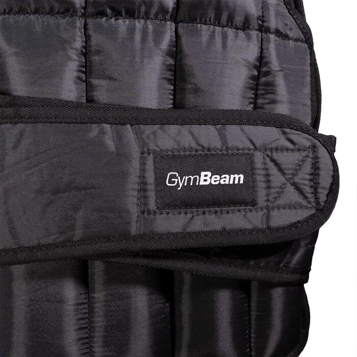 Жилет GymBeam 10 кг - регульований, чорний, липучки