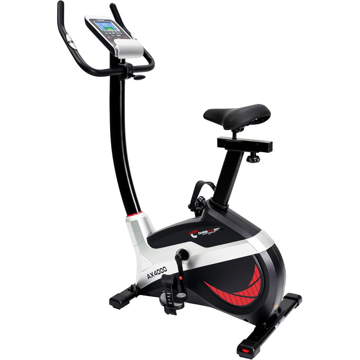 Велотренажер Christopeit Sport Ergometer AX 4000-24-Step, вага до 150 кг і зріст 195 см - магнітна гальмівна система 8 кг