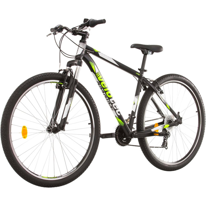 Гірський велосипед Probike PRO 29 21-шв., для 175+ см (Black Green)