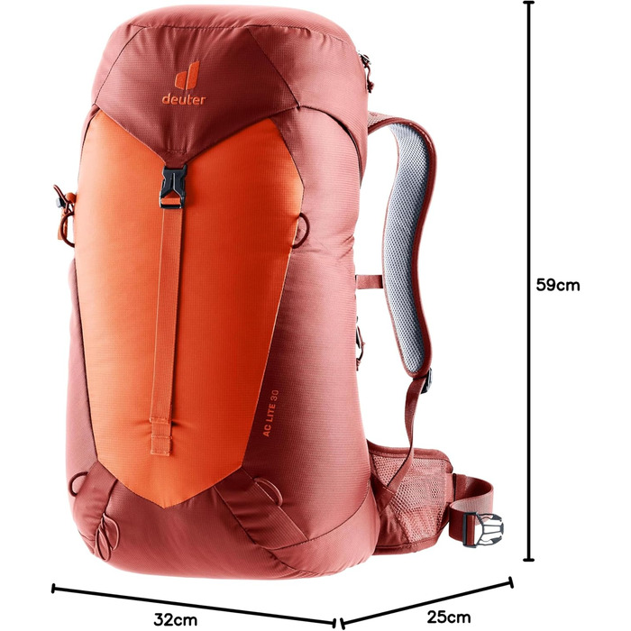 Рюкзак для туризму Deuter AC Lite 30 літрів, легкий, вентиляційна спинка