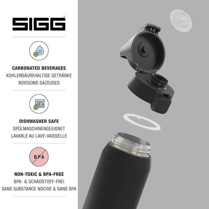 Термос SIGG Bottle Shield One 0,75 л, герметичний, без бісфенолу А