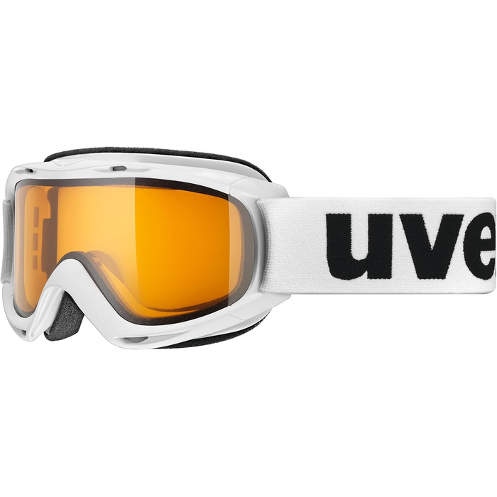 Лижні окуляри Uvex Unisex Youth Slider LGL ( в упаковці) (один розмір, білі)