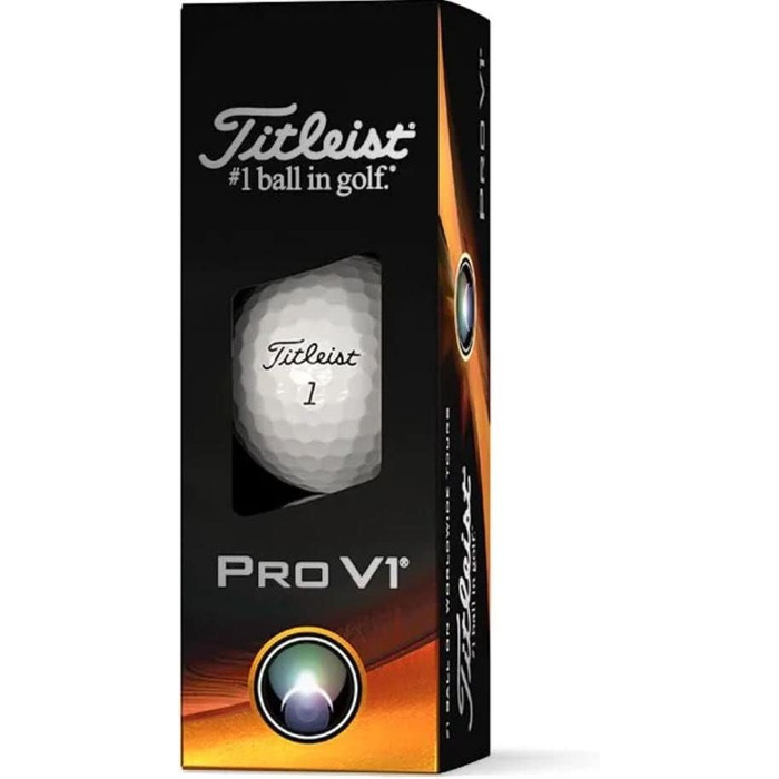 М'ячі для гольфу Titleist Pro V1 3 упаковки Ідея подарунка