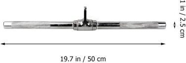 Біцепс Тяговий тросовий тренажер LAT Pulldown Bar Домашній зал