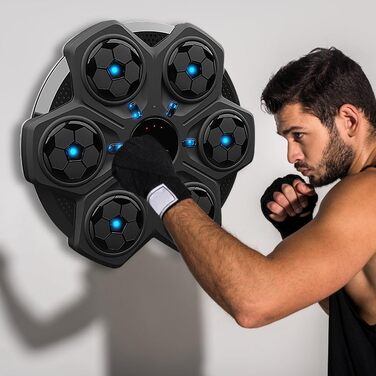Музичний бокс-машина Bluetooth з LED, настінна, з рукавичками, для дорослих і дітей