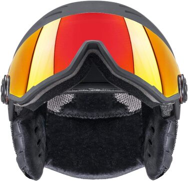 Лижний шолом Wanted Visor Visor - Темно-синій килимок чорний матовий 58-61 Одномісний