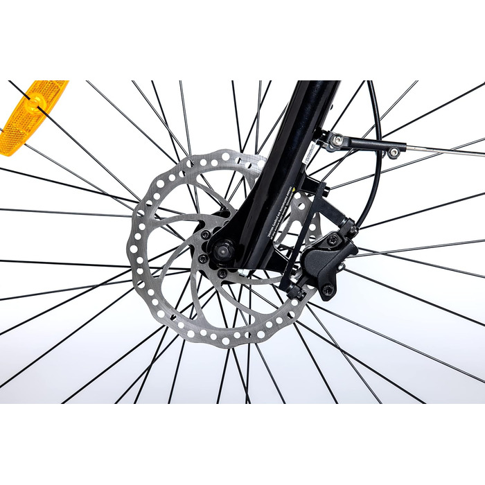 Велосипеди Moma E-City 28 PRO, Shimano 7-шв., гідр. гальма, акум. 48 В