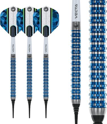 Набір дротиків WINMAU Poseidon сталевий наконечник 23г-25г з прольотами