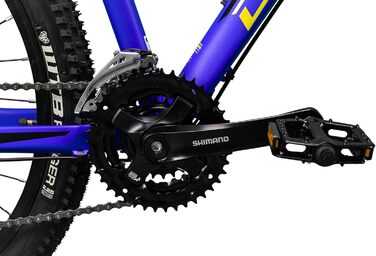 Гірський велосипед Devron RM1.7W, хардтейл алюміній, Shimano 3x8, 27.5 дюймів, дискове гальмо, універсальний гірський велосипед для авантюрних жінок Blue L