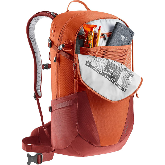 Туристичний рюкзак deuter Futura 23 л, червоний (Paprika-redwood)