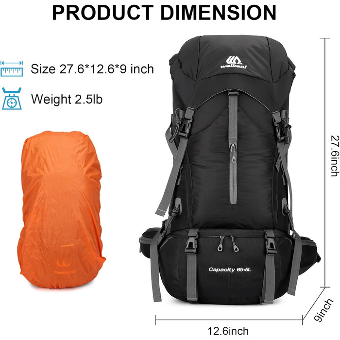 Туристичний рюкзак ShowyLive для походів, Wanderrucksack