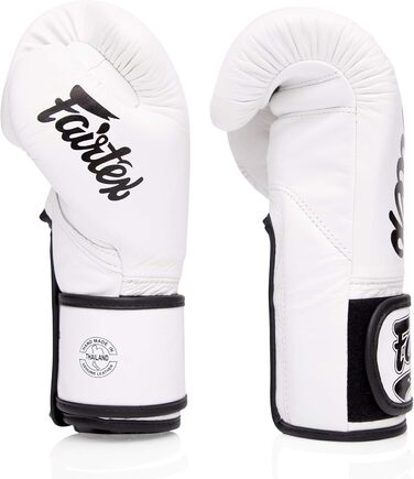 Рукавички для кікбоксингу Fairtex Glory Limited Edition (12 унцій, білі BGVG1)