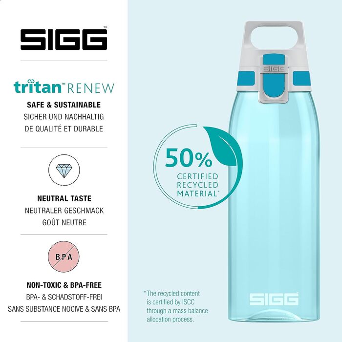 Пляшка SIGG Tritan газована, для посудомийки, без бісфенолу А