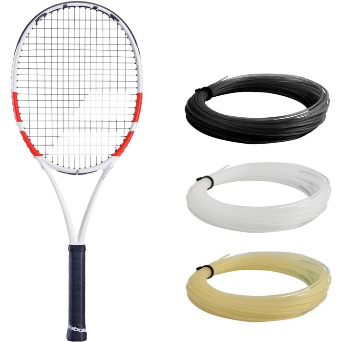 Ракетка Babolat Pure Strike 100 4-го покоління, 40,6x50,8 см, хват 4 1/4'