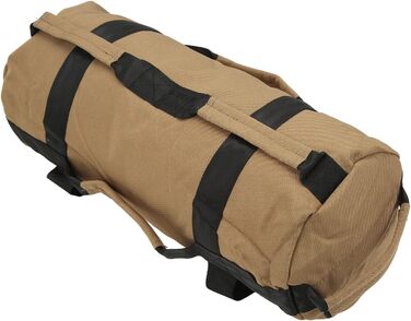 Спортивна сумка Septpenta Rugged Sandbag, 6 ручок, тренувальний мішок з піском з підкладкою, багатоцільова фітнес-вагова сумка для важкої атлетики, фронтальних присідань, веслування в зігнутому положенні, біг на спині (хакі)