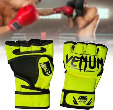 Рукавички Perfeclan Shock Absorbing MMA, міцні, PU, півпальця