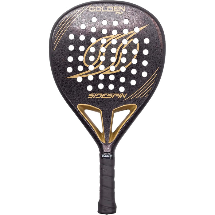 Ракетка SideSpin Padel Golden Pro 12K Carbon, PowerControl, Унісекс