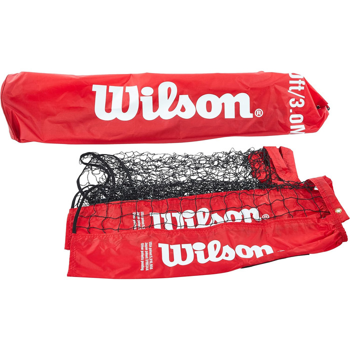 Wilson Tennis Net (NS, Red/Black)