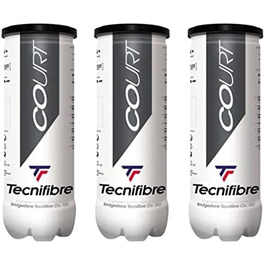 Тенісні м'ячі Tecnifibre Court, набір 9 шт. (3x3), для корту