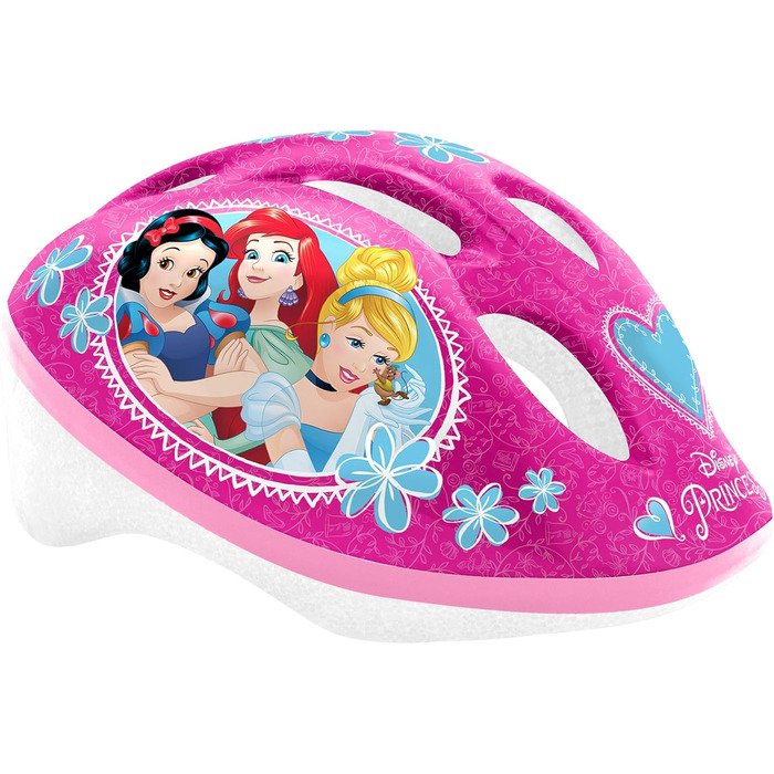 Дитячий велосипедний шолом Disney Princess STAMP, регульований, 53-56 см, рожевий