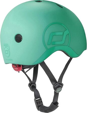 Дитячий шолом Scoot and Ride з LED-ліхтарем, матове покриття, розмір XXS, регульовані ремені, флісова підкладка