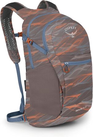 Рюкзак Osprey Daylite Plus для міста та подорожей, Smoky Desert Print/Magma Brown, універсальний, міцний