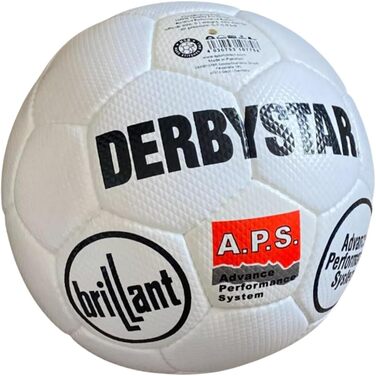Професійний футбольний м'яч Derbystar Brilliant APS Retro, розмір 5, для змагань