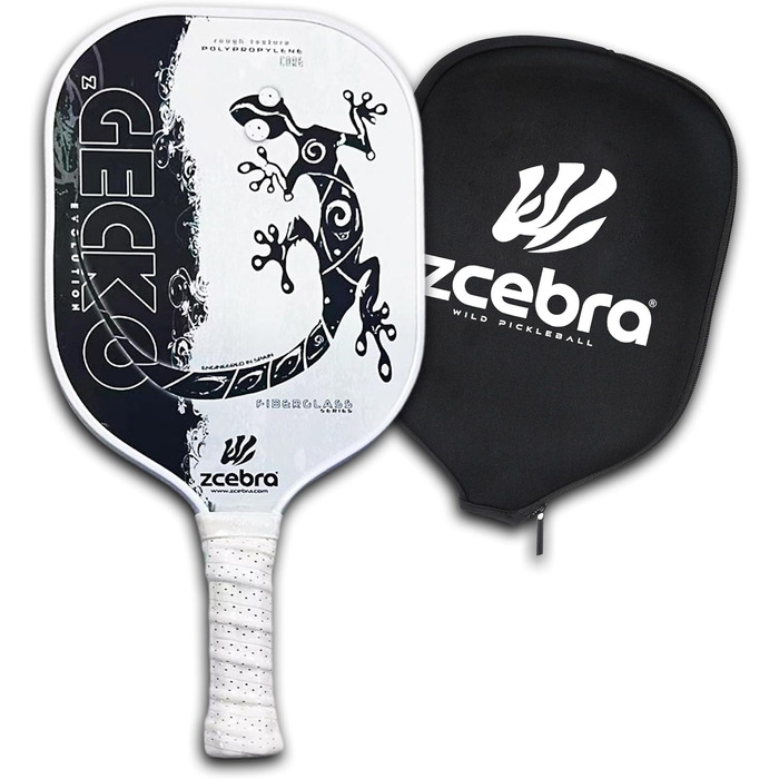 Весло ZCEBRA Pickleball, світле, скловолокно, серцевина з бджолиного дерева