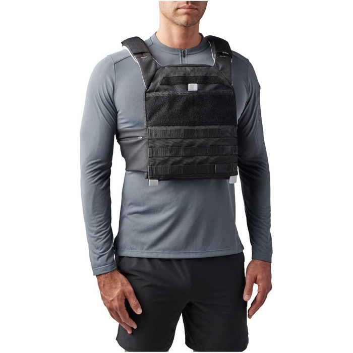 Тактичний TacTec Trainer Вага жилет Tough 600D Nylon Style 56693 One Size, чорний, 5.11