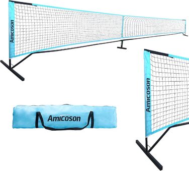 Набір сіток Pickleball Amicoson 22 фути USAPA з сумкою для перенесення