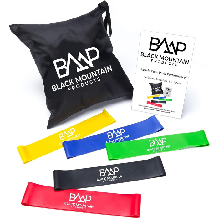 Гумовий еспандер Black Mountain Products BMP для фітнесу