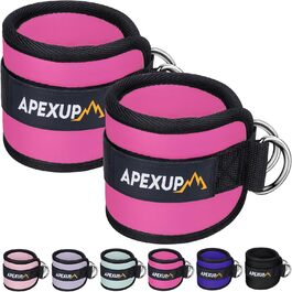 APEXUP регульований неопреновий ремінь на щиколотку для тренажера, фітнесу, тренування сідниць і ніг, кабельна машина, опірні стрічки