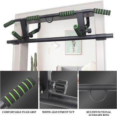 Турнік Gielmiy Pull-Up Bar Портативний без гвинтів, 200кг