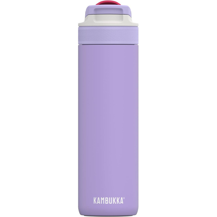 Термобутилка Kambukka Lagoon Digital Lavender 600 мл з нержавіючої сталі, ізольована, з трубочкою, герметична