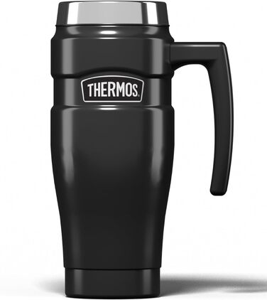 Термокружка Thermos Stainless King 470 мл, метал, Gun Metal